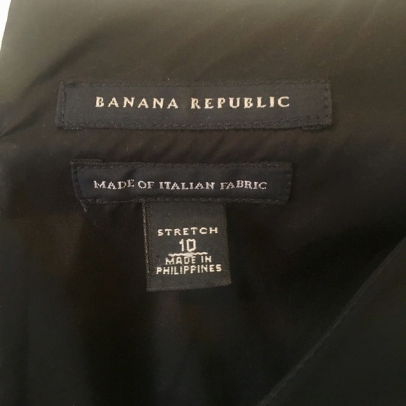 {Banana Republic} Wool Blend Black Sheath Dress - Picture 5 of 8